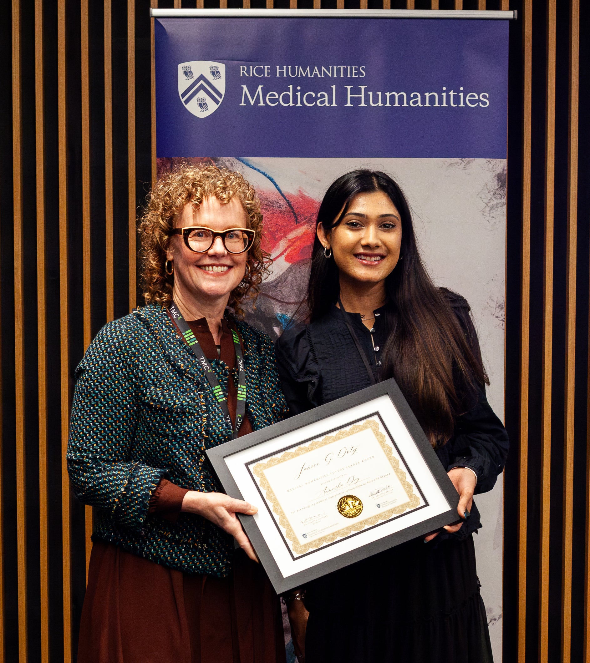 photo of Kirsten Ostherr and Annesha Dey