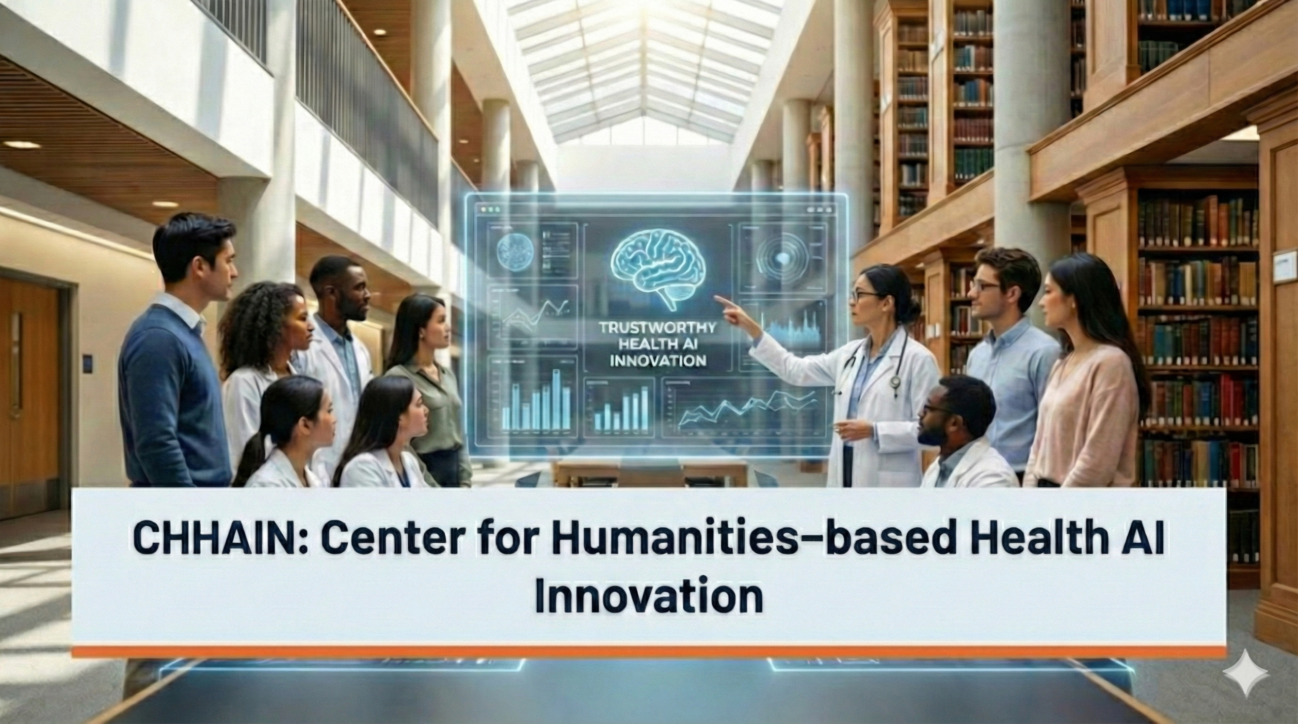 AI-generated image for trustworthy health AI innovation